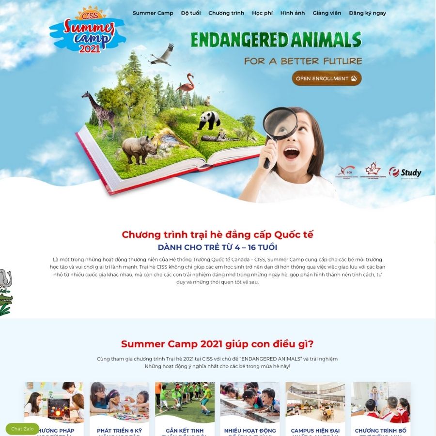 Themes WordPress mẫu website landingpage học tập, mẫu giáo dục, khoá học 1 2 3 tuổi 8