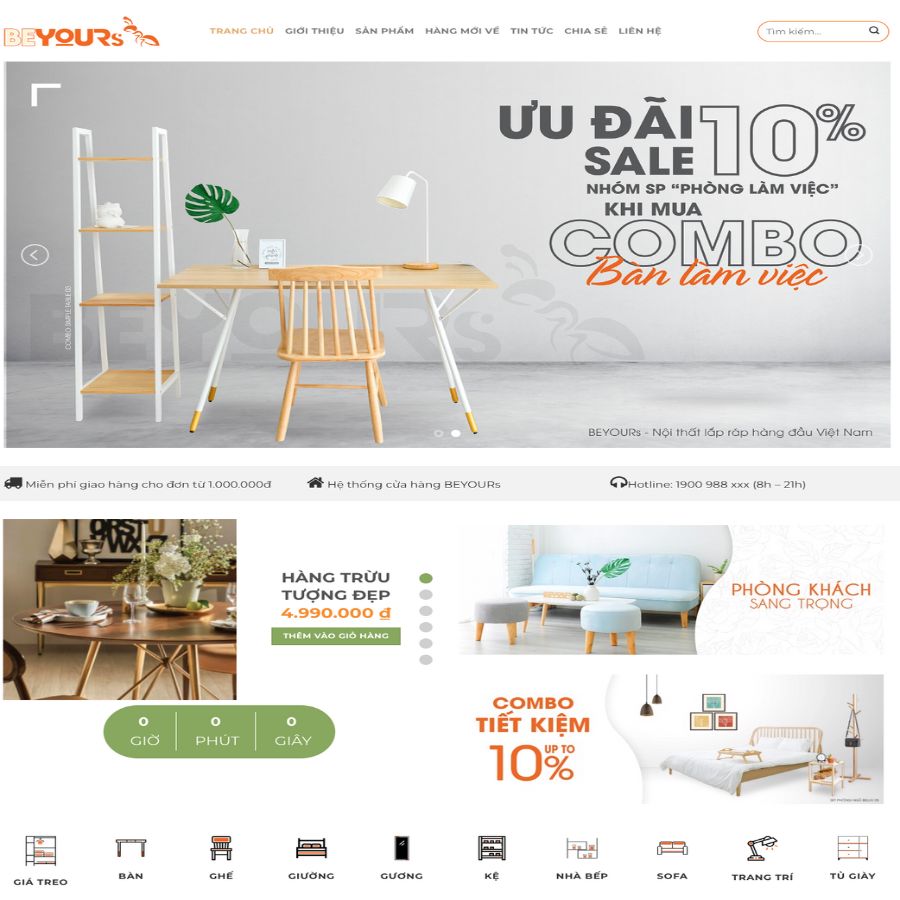 Themes wordpress mẫu website bán đồ nội thất, đồ gỗ, đồ decor cực đẹp 31