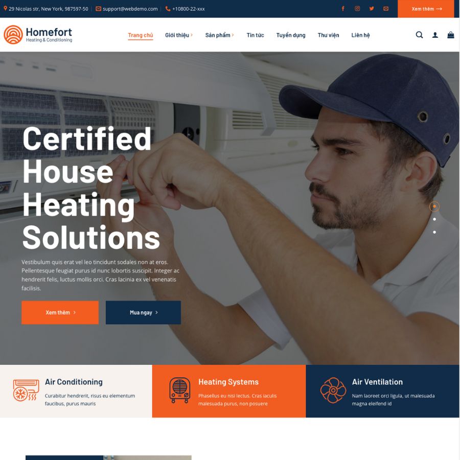 Themes wordpress mẫu website giới thiệu công ty 5, mẫu website giới thiệu công ty
