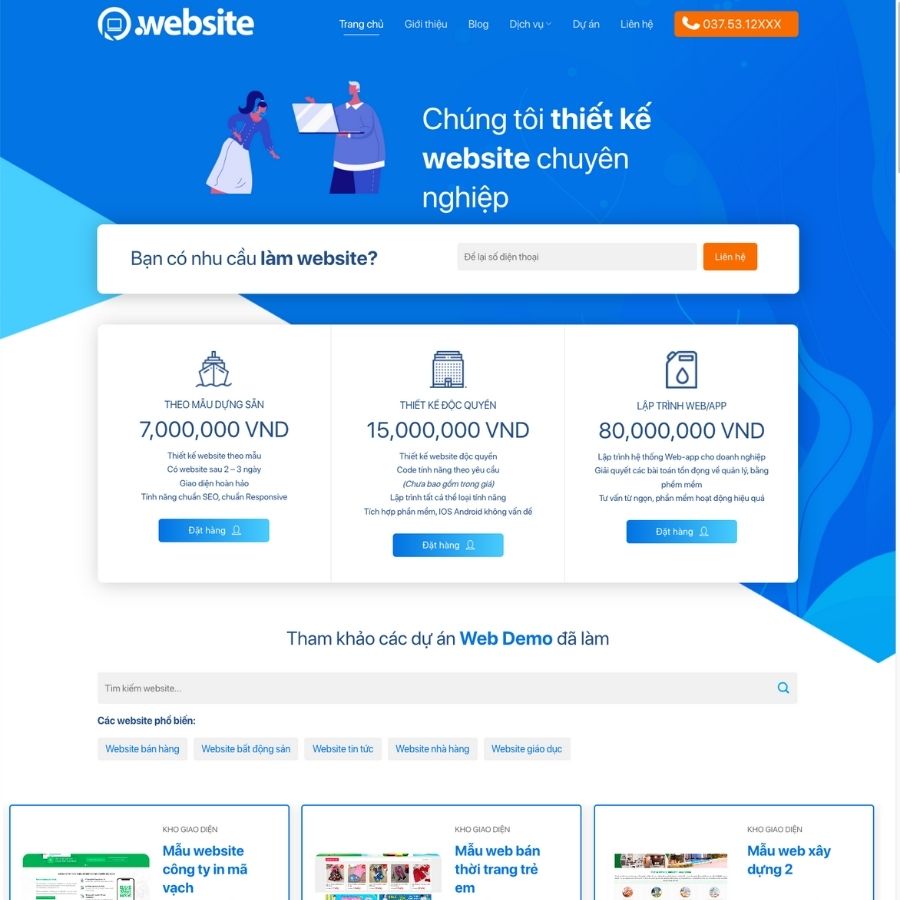Themes wordpress mẫu website thiết kế website, công ty seo, công ty web 4