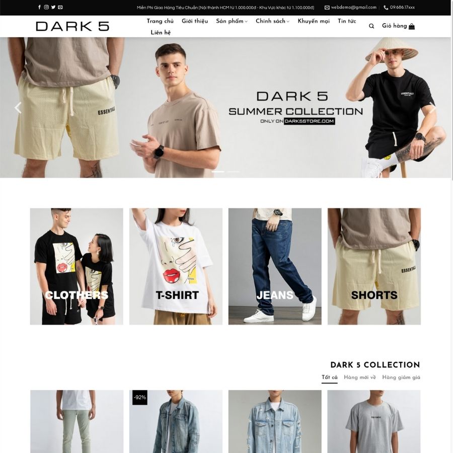 Themes wordpress mẫu website thời trang, shop thời trang, bán quần áo 8