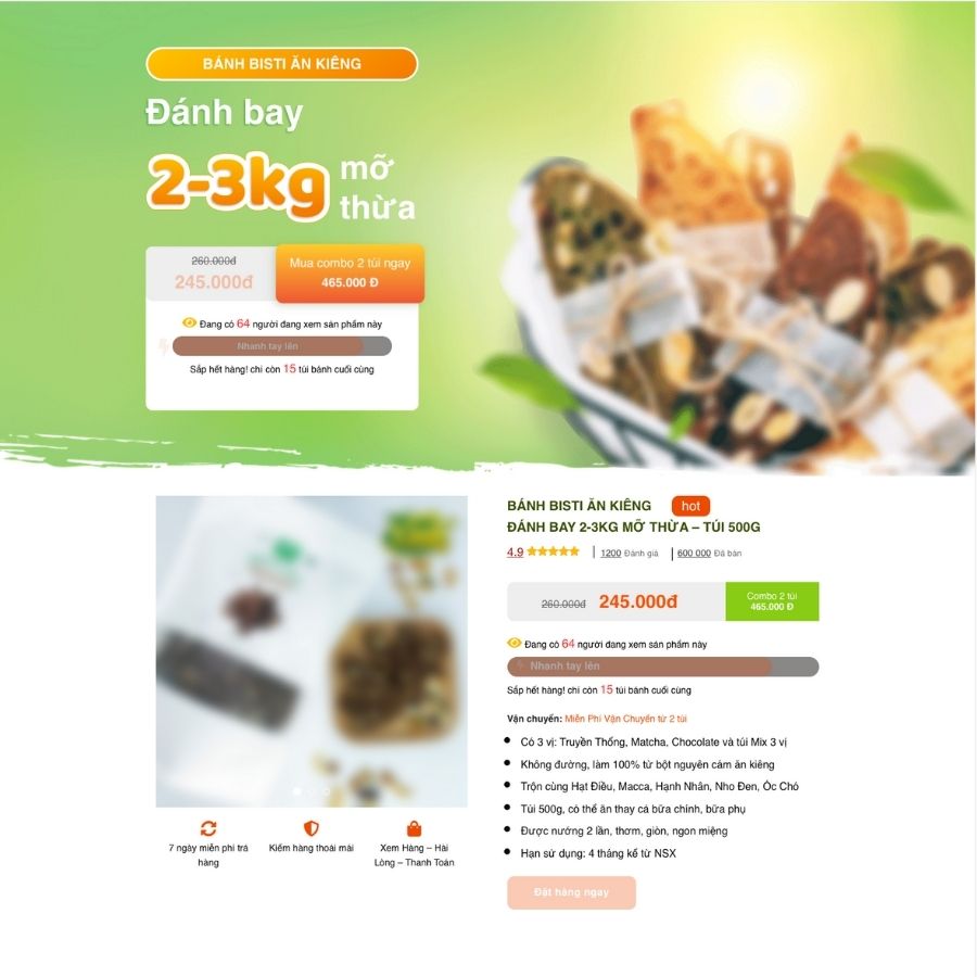 Themes WordPress mẫu website landingpage giảm cân, bán thuốc giảm cân