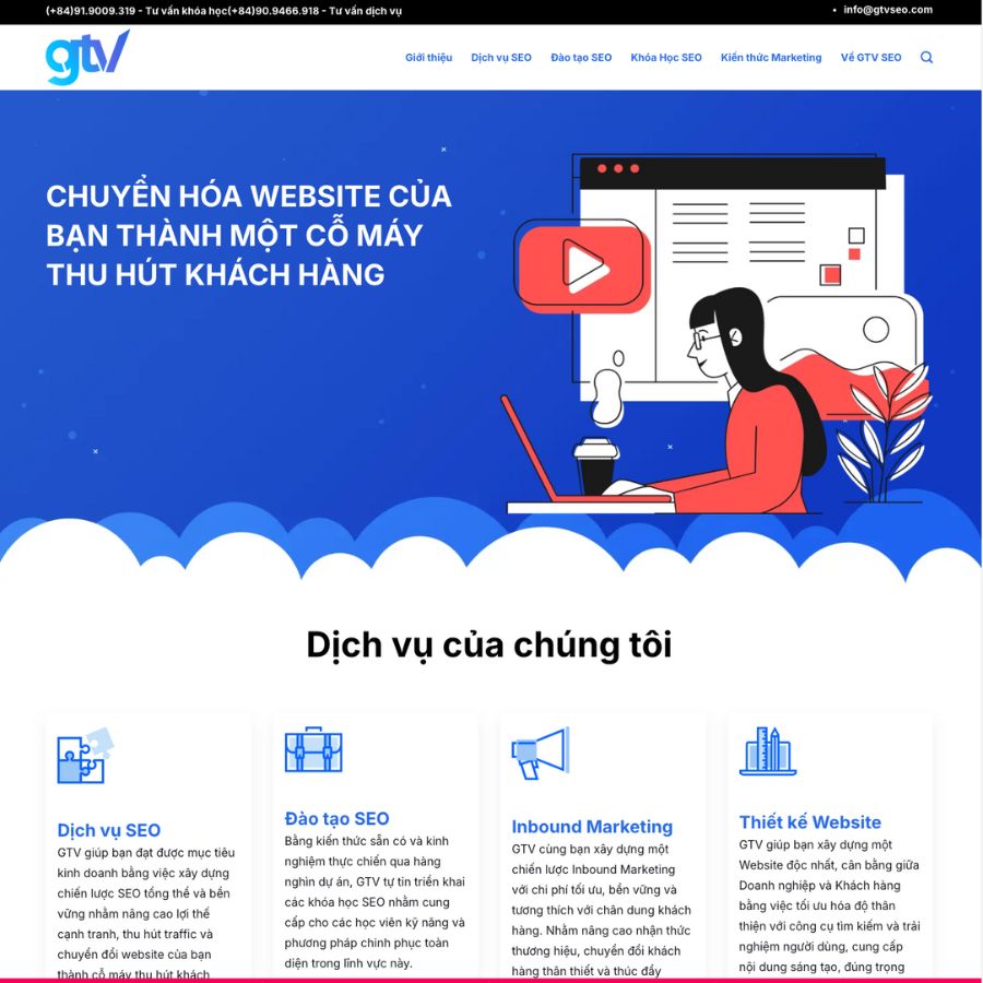 Themes wordpress mẫu website công ty seo, giới thiệu công ty seo argency