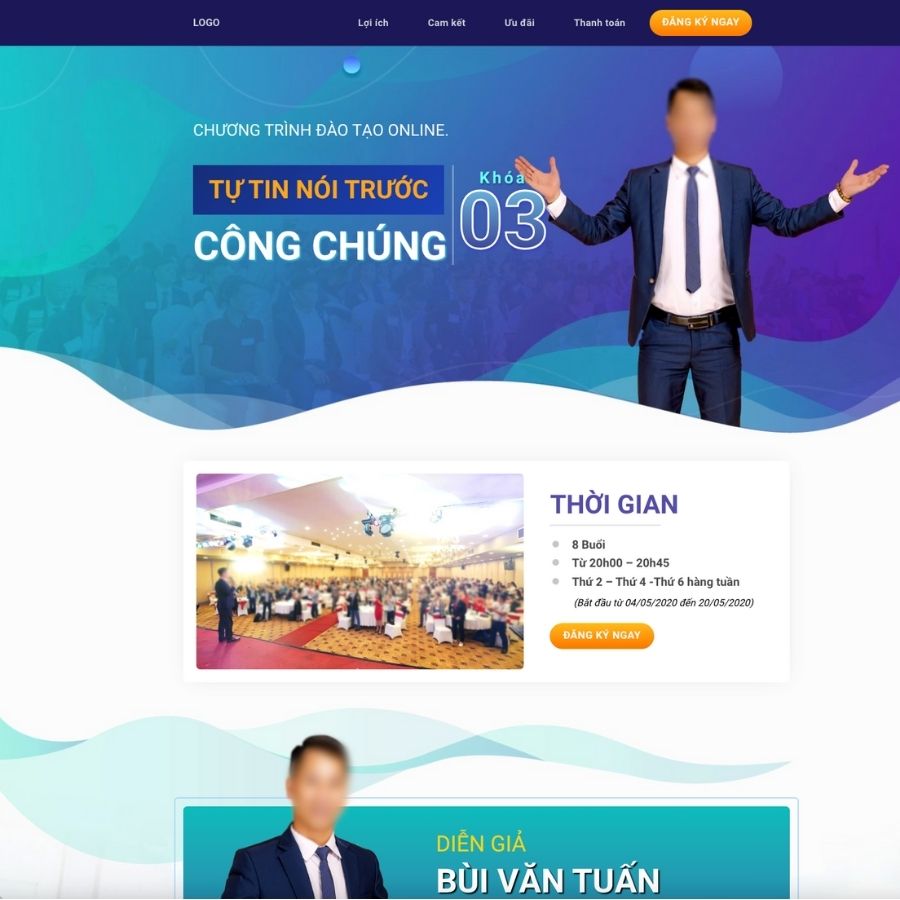 Themes WordPress mẫu website đào tạo, mẫu website đào tạo, website event cực đẹp 2