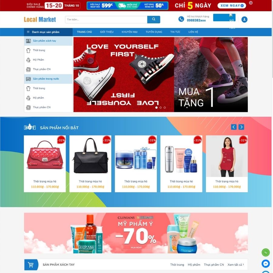 Themes wordpress mẫu website thời trang, shop thời trang, bán quần áo, mỹ phẩm 11