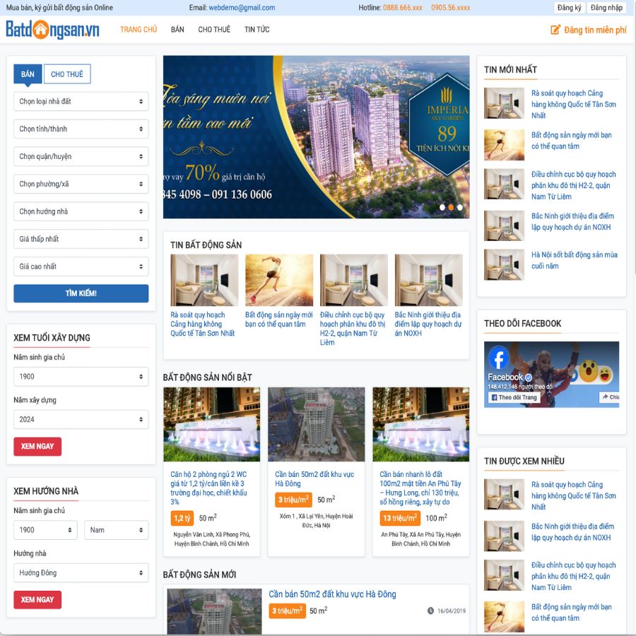 Mẫu wordpress bất động sản đẹp, Themes bất động sản 34