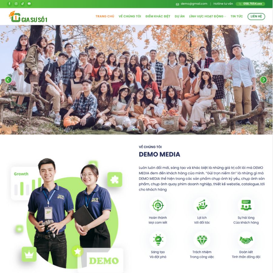 Themes wordpress mẫu website công ty, marketing , công ty công nghệ 2