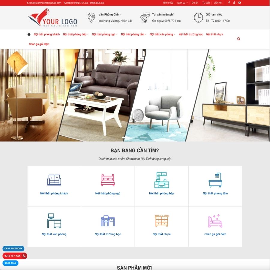 Themes WordPress mẫu website công ty nội thất, thiết kế nội thất, web bán đồ nội thất bàn ghế 27