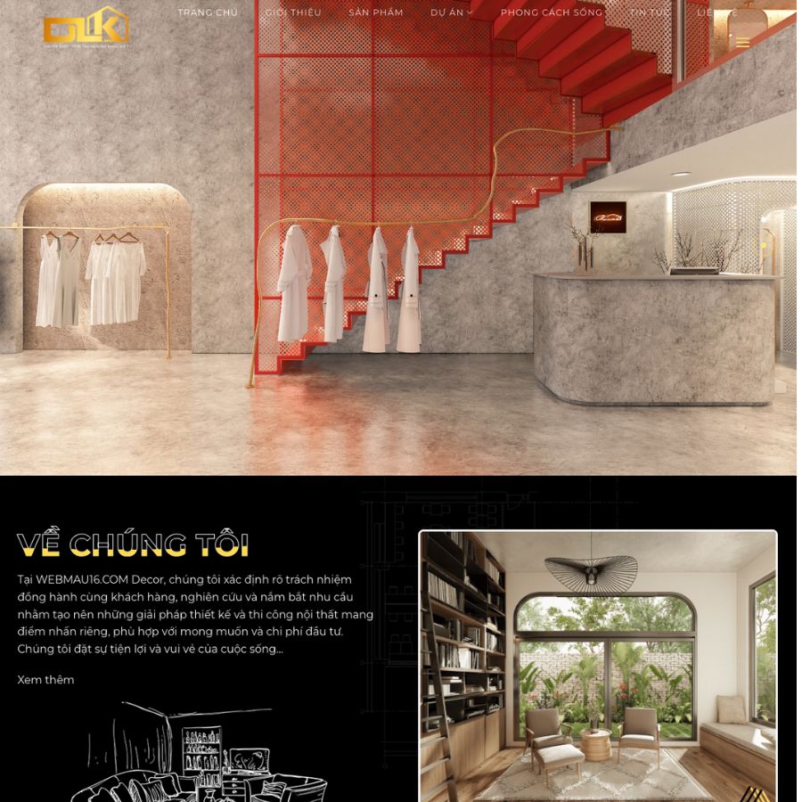 Themes wordpress mẫu website nội thất, công ty xây dựng, bán nội thất 32