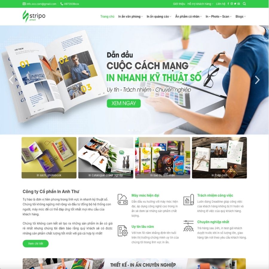 Themes WordPress mẫu website in ấn, mẫu website in ấn phẩm, in sách, in lịch tết, in mọi thứ 4