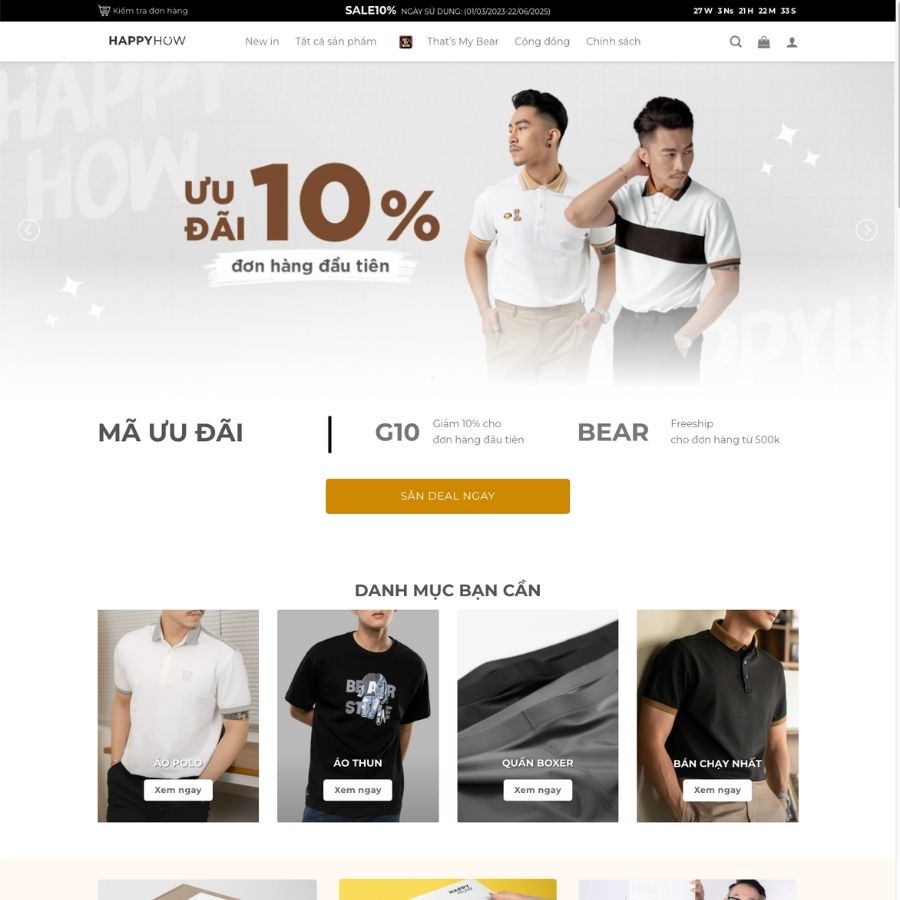 Themes wordpress mẫu website thời trang nam, bán quần áo online, shop thời trang 13