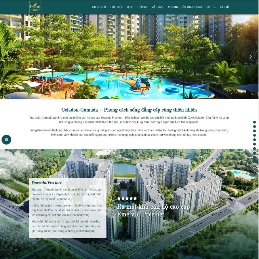 Themes WordPress mẫu website bất động sản 2, bán nhà đất, giới thiệu bất động sản online 2