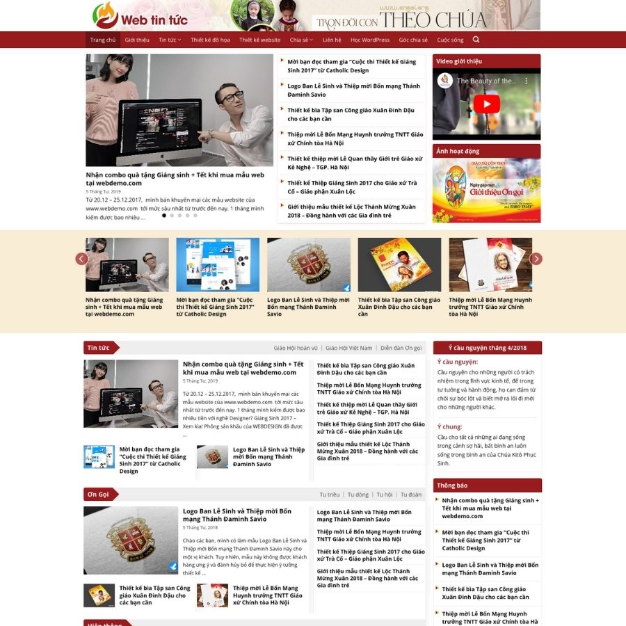 Themes WordPress mẫu website tin tức , mẫu website tin tức blog giải trí, tin tức thời sự, blog cá nhân 2