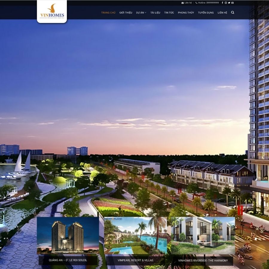 Themes WordPress mẫu website bất động sản 3, bán nhà đất, dự án bất động sản online 3