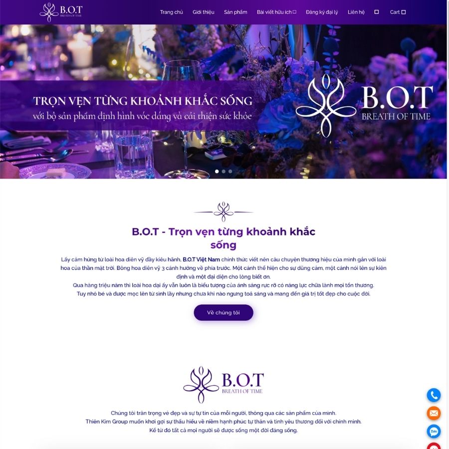 Themes wordpress mẫu website thực phẩm sạch, bán thực phẩm chức năng, sữa 7