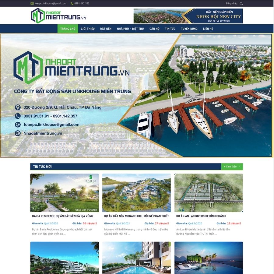 Themes WordPress mẫu website bất động sản, bán nhà đất, dự án bất động sản 5