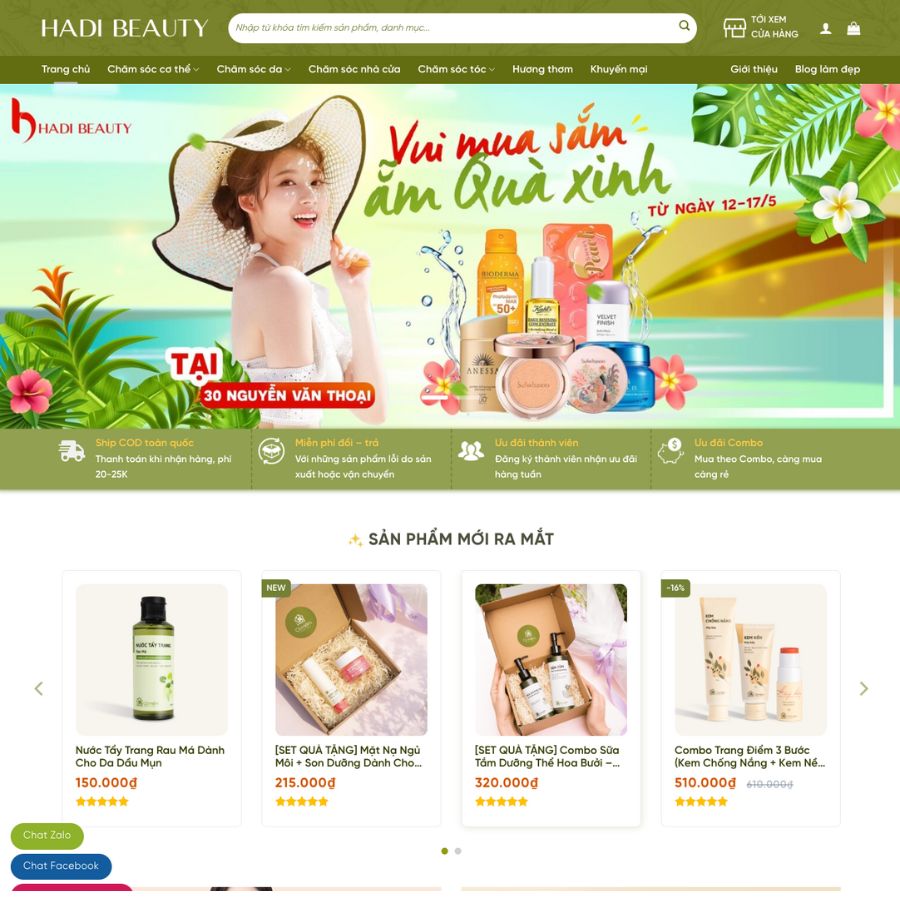 Themes wordpress mẫu website mỹ phẩm, giới thiệu mỹ phẩm, bán hàng mỹ phẩm 20