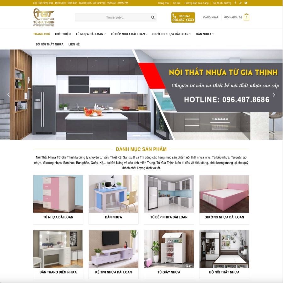 Themes WordPress mẫu website công ty nội thất, thiết kế nội thất, web bán đồ nội thất bàn ghế 29