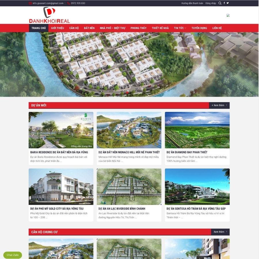 Themes WordPress mẫu website bất động sản, bán nhà đất, dự án bất động sản 7