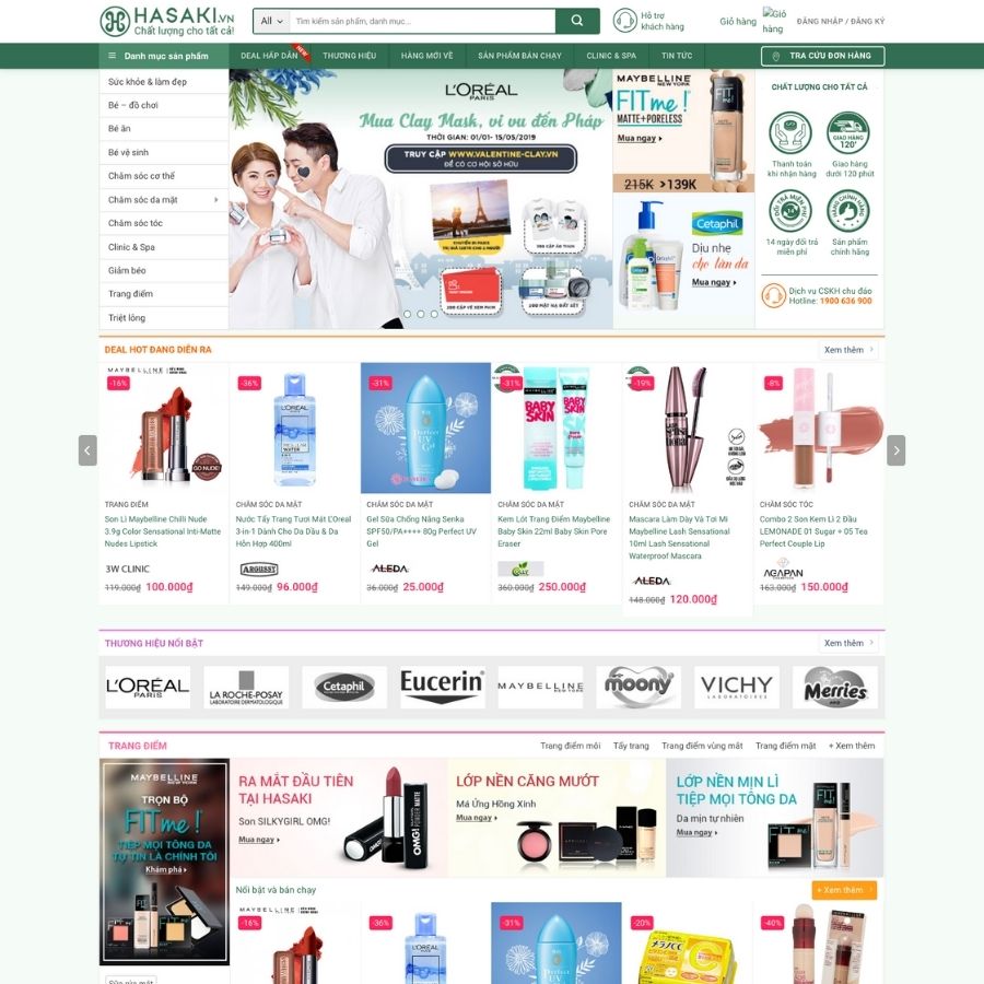 Themes WordPress mẫu website shop mỹ phẩm, shop bán đồ mỹ phẩm, đồ làm đẹp son phấn các kiểu 3