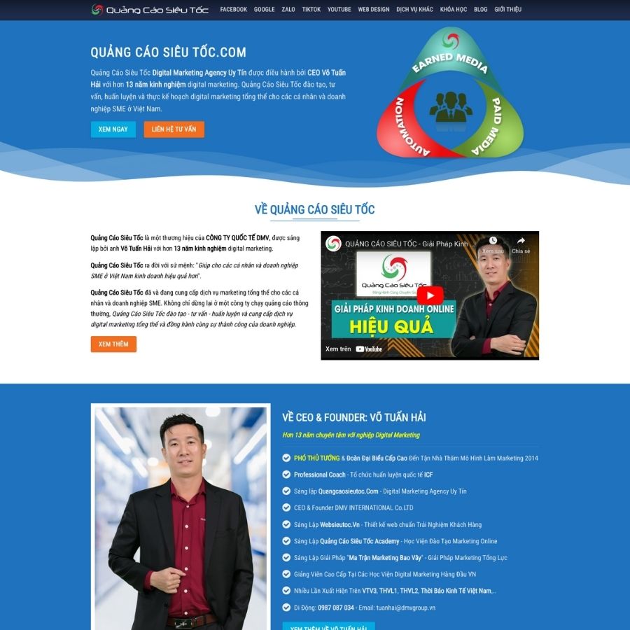 Themes WordPress mẫu website landingpage quảng cáo google, landingpage quảng cáo adwords 14