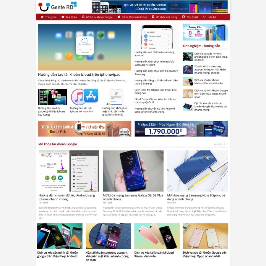 Themes WordPress mẫu website tin tức công nghệ, blog thủ thuật, tin tức giải trí , tin tức new