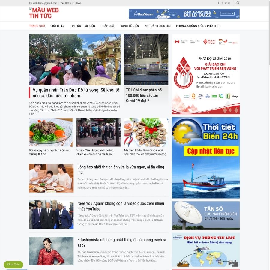 Themes wordpress mẫu website tin tức công nghệ, blog, báo chí, blog cá nhân 17