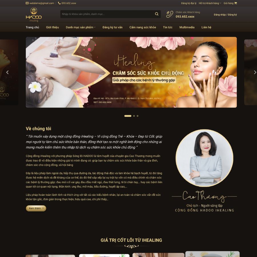 Themes wordpress mẫu website sapa, thẩm mỹ viện, chăm sóc sắc đẹp 12