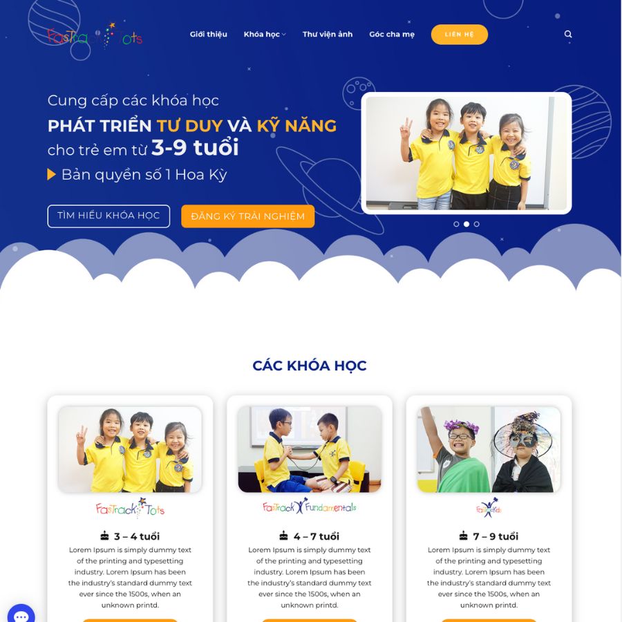 Themes wordpress mẫu website giáo dục, tin tức giao dục học tập, khoá học