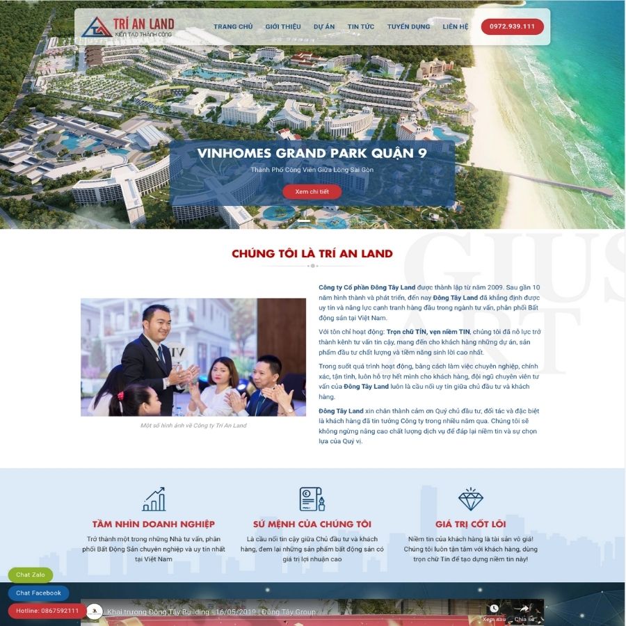 Themes WordPress mẫu website bất động sản , bán nhà đất, tin tức bất động sản online 20