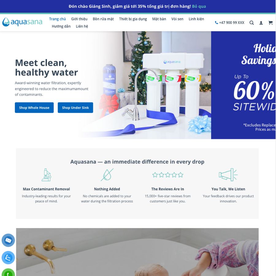 Themes wordpress mẫu website bán máy lọc nước, thiết bị điện máy 5