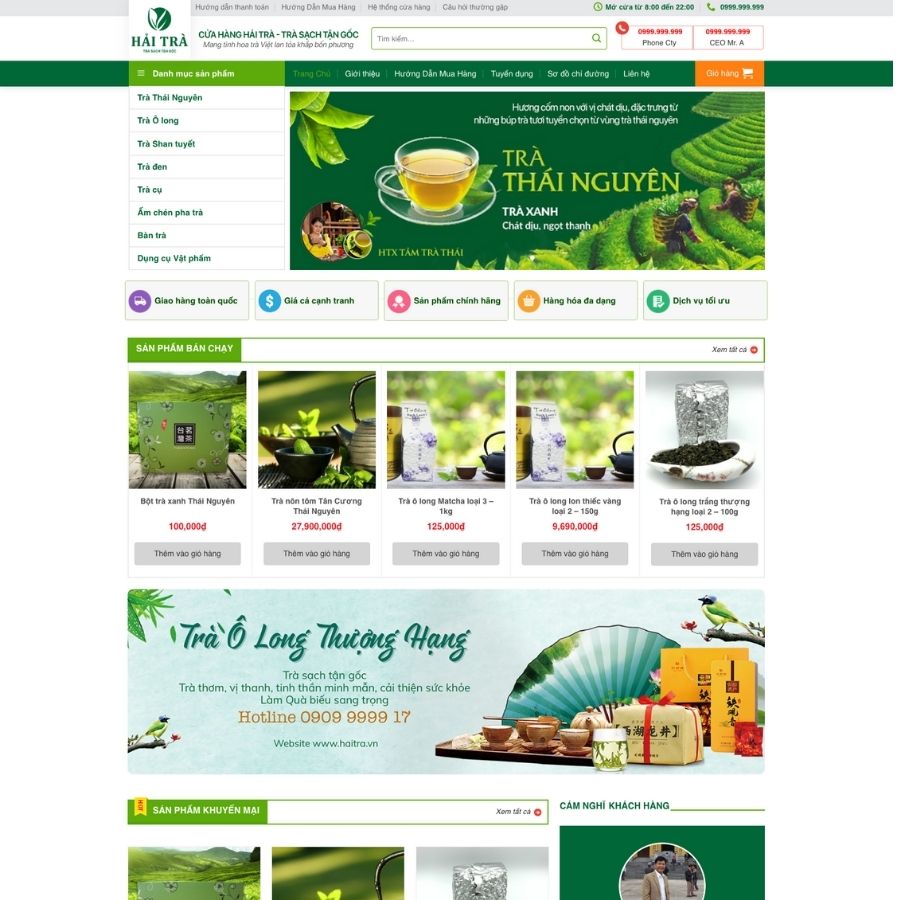 Themes WordPress mẫu website trà ô long, website bán trà ô long, trà sữa, trà tươi đẹp, tra xanh