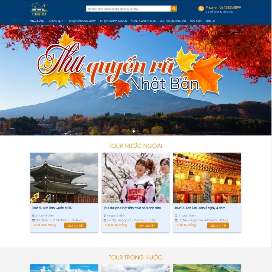 Themes WordPress mẫu website du lịch, bán tour, dịch vụ du lịch trong nước, quốc tế 3