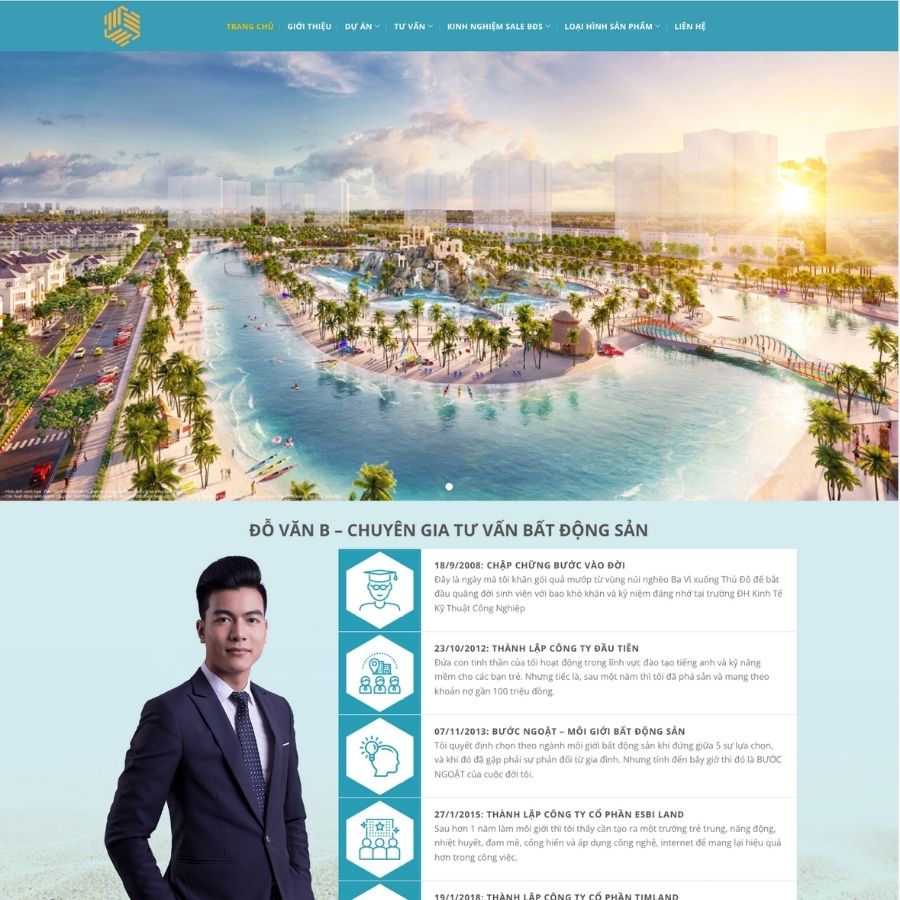 Themes WordPress mẫu website bất động sản , bán nhà đất, tin tức bất động sản online 27