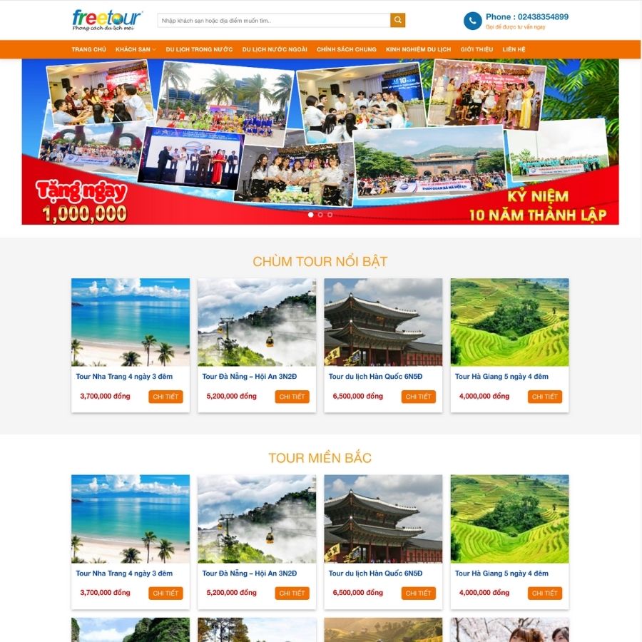 Themes WordPress mẫu website du lịch, bán tour, dịch vụ du lịch trong nước, quốc tế 7