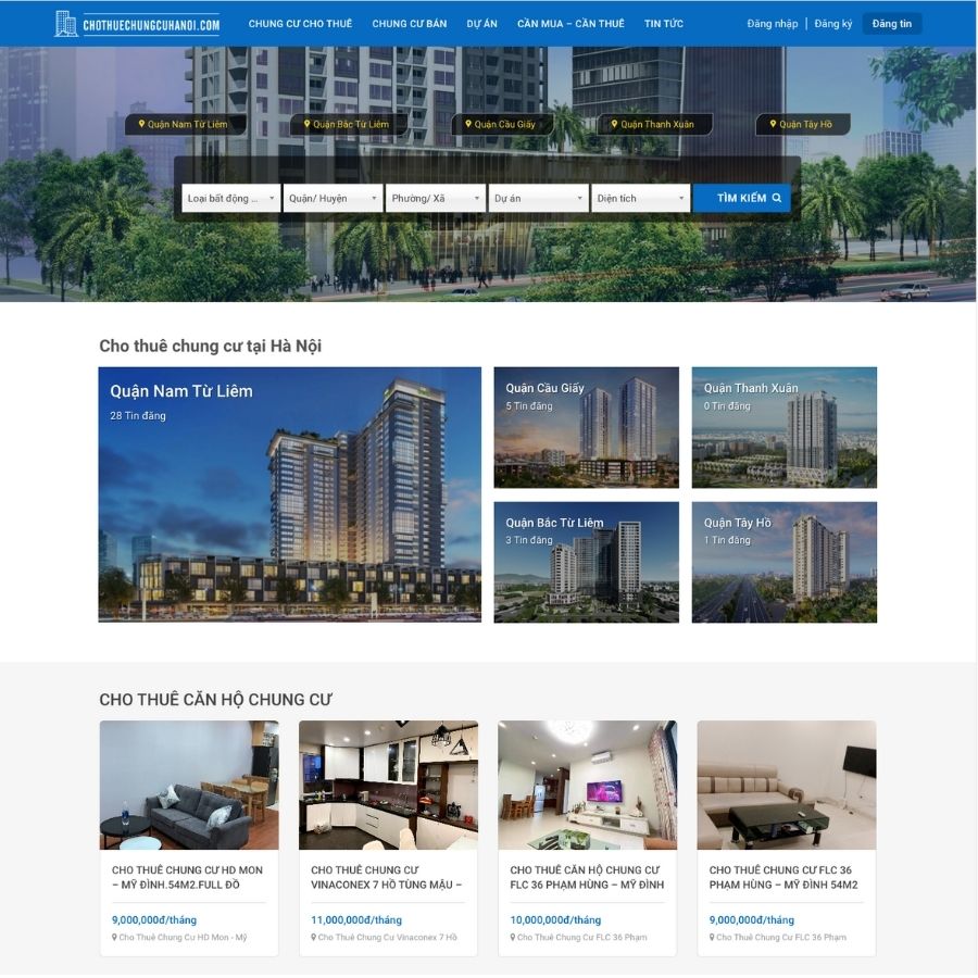 Themes WordPress mẫu website bất động sản , bán nhà đất, cho thuê bất động sản online 29