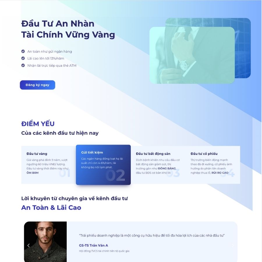 Themes WordPress mẫu website đầu tư tài chính, web tin tức công nghệ, website AI công ty 2