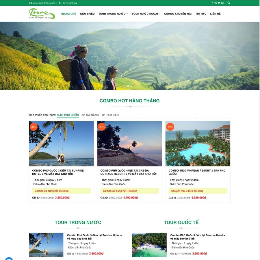 Themes WordPress mẫu website du lịch, bán tour, dịch vụ du lịch trong nước, quốc tế 12