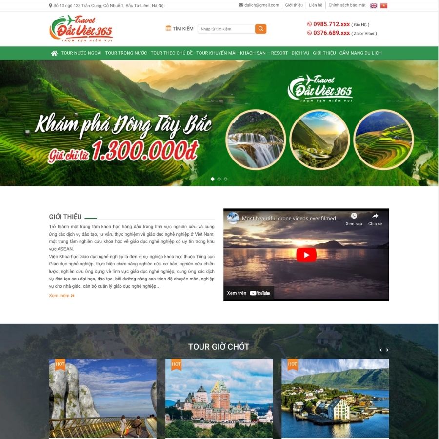 Themes WordPress mẫu website du lịch, bán tour, dịch vụ du lịch trong nước, quốc tế 13