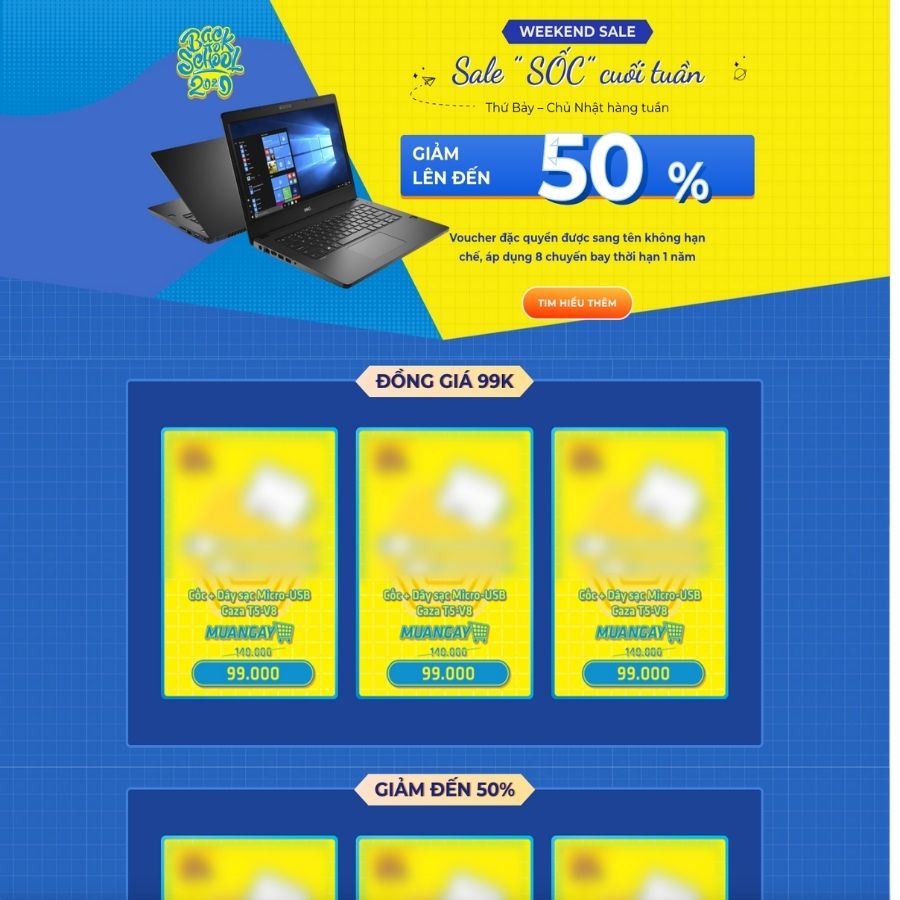 Themes WordPress mẫu website landingpage chạy tiktok facebook về máy tính, bán máy tính