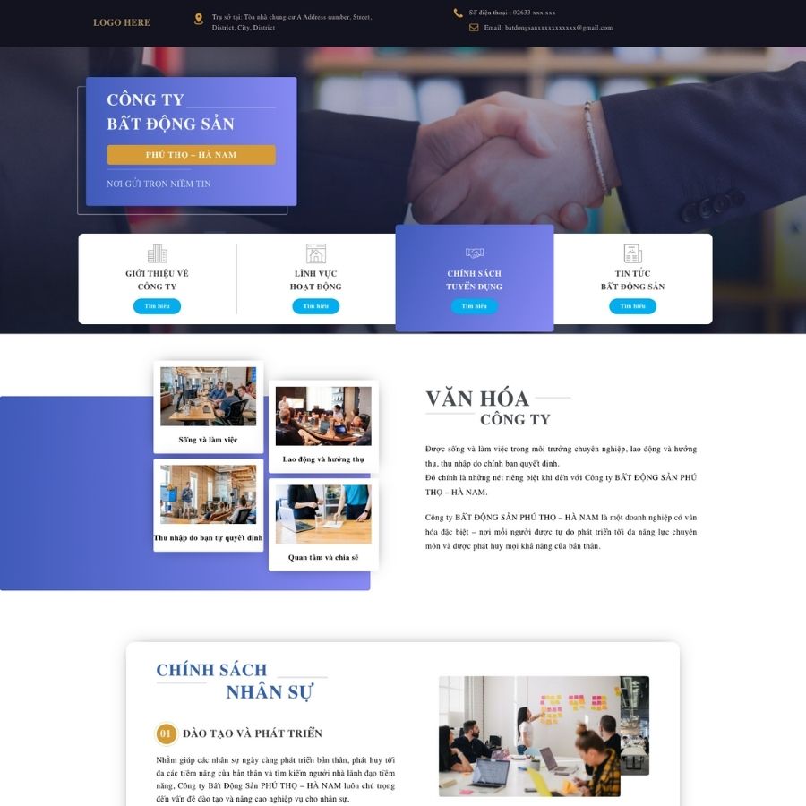 Themes WordPress mẫu website tuyển dụng nhân sự, mẫu tuyển dụng, website tuyển dụng đẹp 4