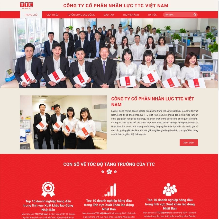 Themes wordpress mẫu website xuất khẩu lao động, mẫu tìm việc làm, dịch vụ việc làm 8