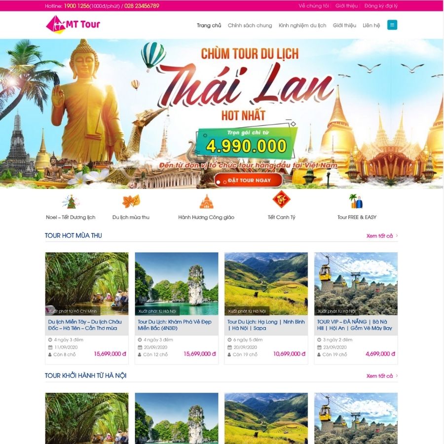 Themes WordPress mẫu website du lịch, bán tour, dịch vụ du lịch trong nước, quốc tế 15