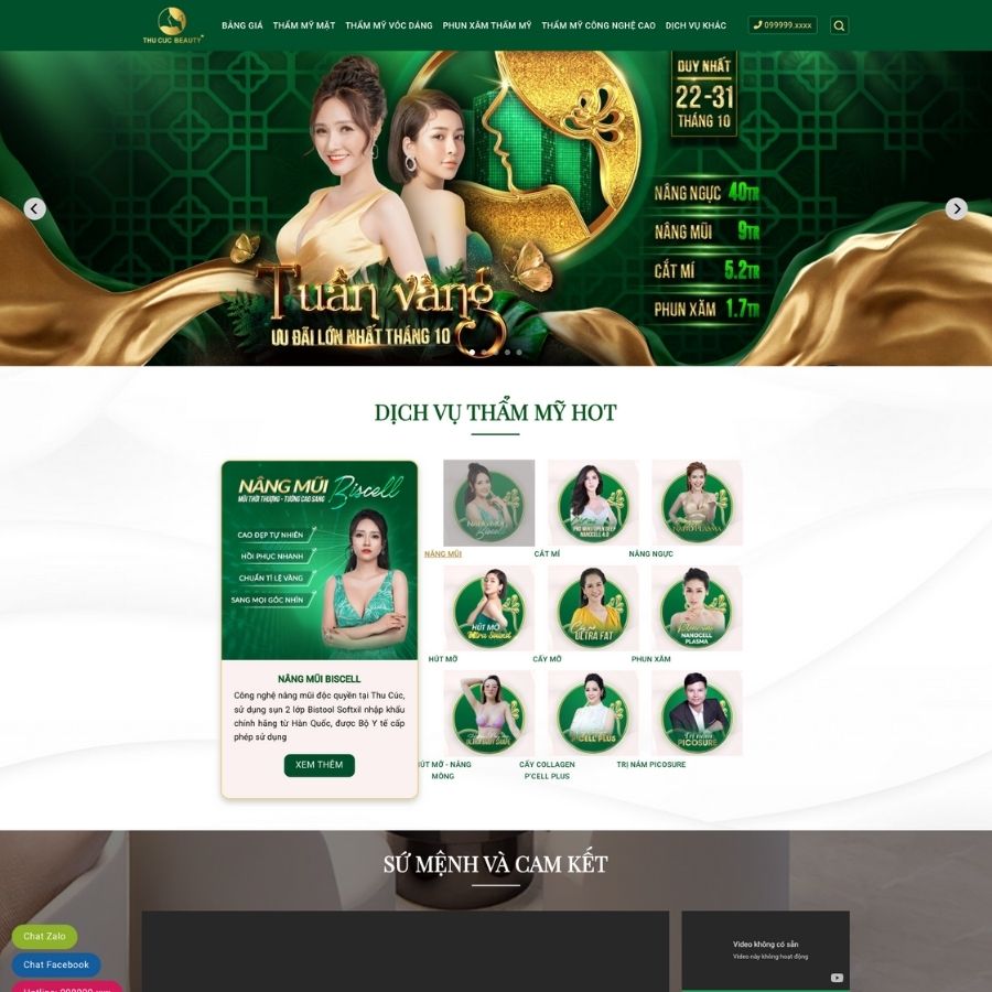 Themes WordPress mẫu website spa, mẫu website chuyên spa, viện thẩm mỹ cực đẹp landingpage 8