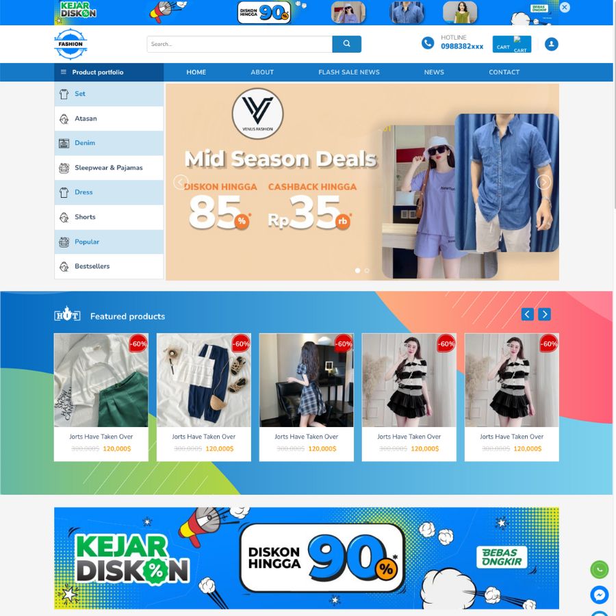 Themes wordpress mẫu website thời trang, shop thời trang, bán quần áo 10