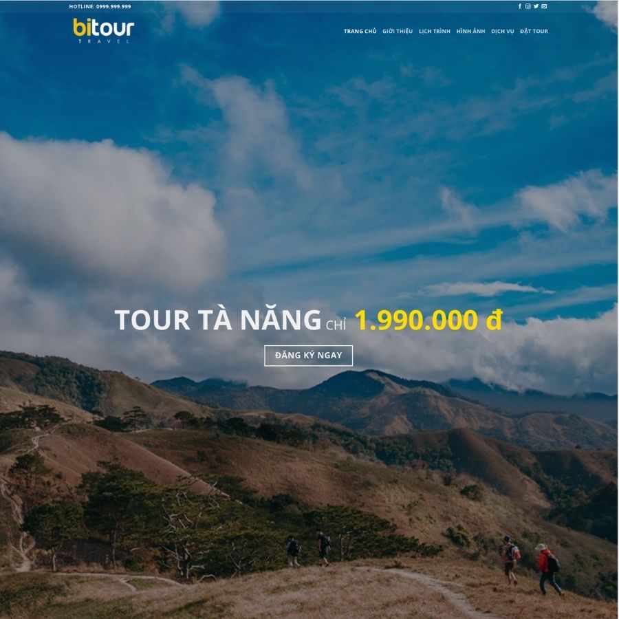 Themes WordPress mẫu website bitour du lịch, tour du lịch quốc tế, Việt Nam