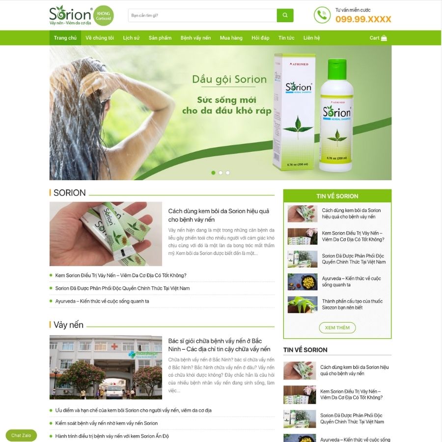 Themes WordPress mẫu website dược phẩm, mẫu website bán thuốc tây, bán thảo dược 4