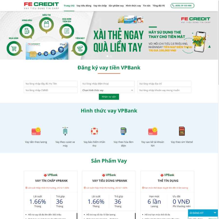Themes wordpress mẫu website tài chính, vay tiền, mẫu web tín dụng 3