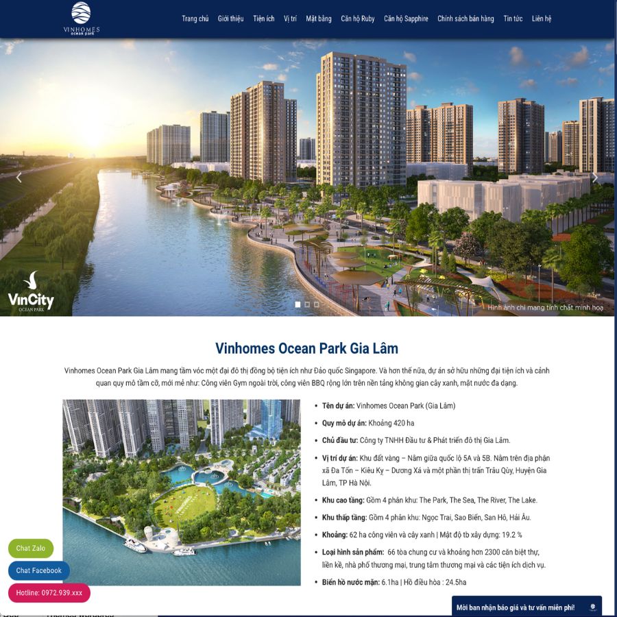 Themes wordpress bất động sản 37, Mẫu thiết kế web bất động sản 37