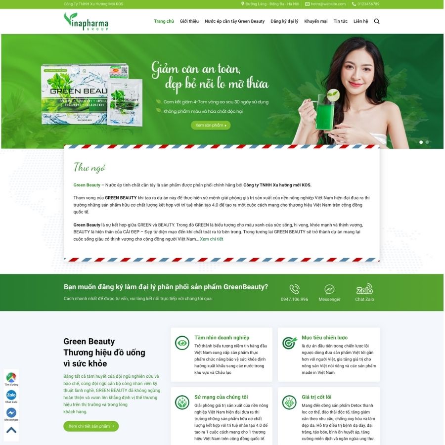 Themes WordPress mẫu website landingpage thực phẩm chức năng, bán thuốc, mẫu web sức khoẻ 21